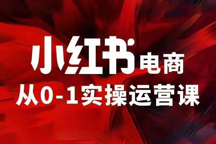 小红书电商运营，97节小红书vip内部课，带你实现小红书赚钱_豪客资源库