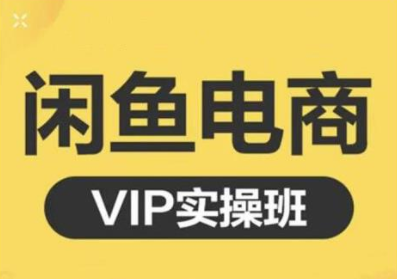 鱼客·闲鱼电商零基础入门到进阶VIP实战课程，帮助你掌握闲鱼电商所需的各项技能_豪客资源库