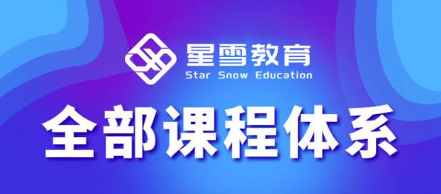 星雪教育淘系高级班，更全的运营提升方案，零基础由浅入深，店铺最新玩法_豪客资源库