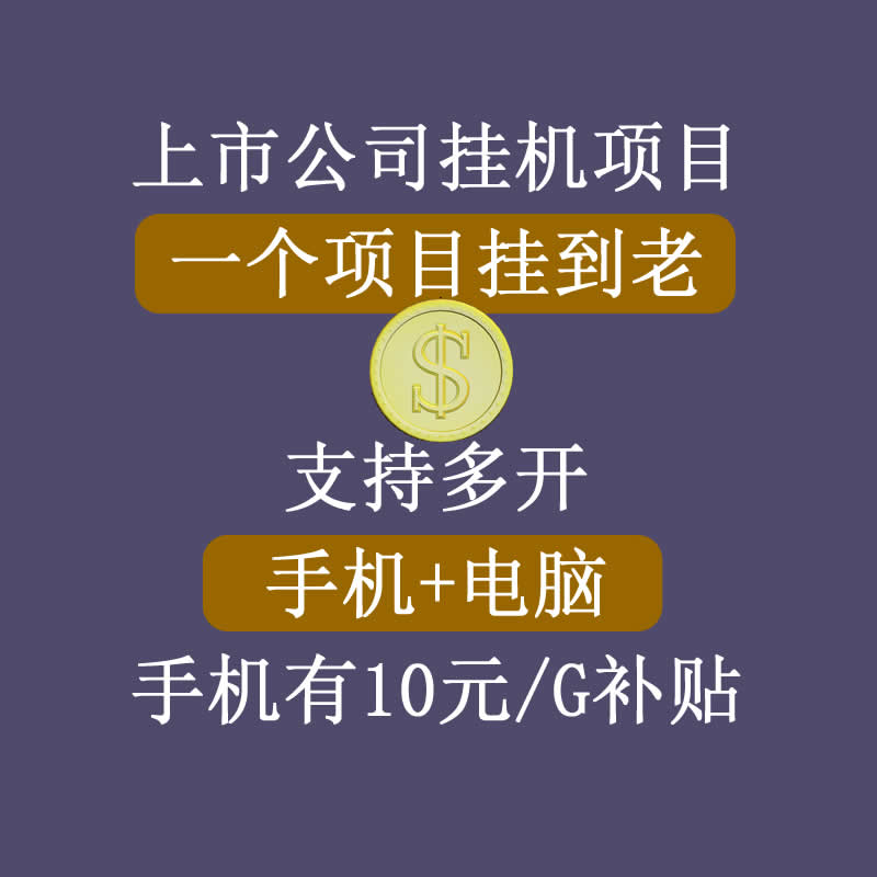 正规挂机项目，支持手机电脑一起挂，支持虚拟机多开，可以挂到老_豪客资源库