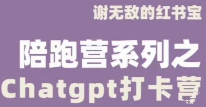 谢无敌ChatGPT打卡营，教你更好地使用ChatGPT来提高工作效率_豪客资源库