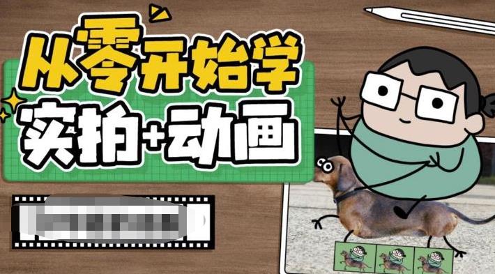 从零开始学实拍加动画，实拍加动画创意教程_豪客资源库