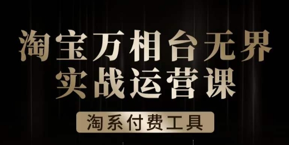 沧海·淘系万相台无界实战运营课，万相台无界实操全案例解析_豪客资源库