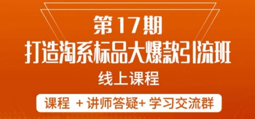 南掌柜-第17期打造淘系标品大爆款，5天线上课_豪客资源库