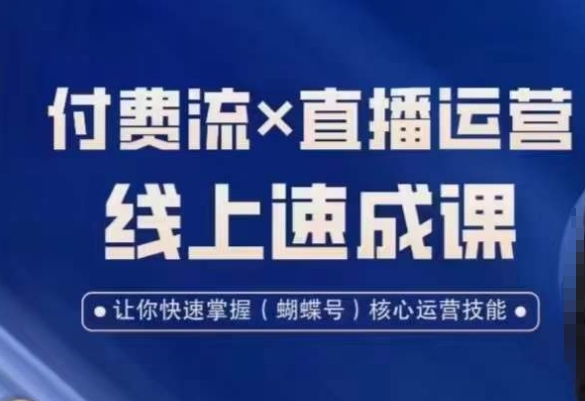 视频号付费流实操课程，付费流✖️直播运营速成课，让你快速掌握视频号核心运营技能_豪客资源库