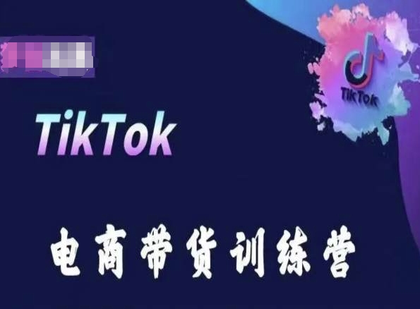 TikTok电商带货训练营，跟随时代潮流，跨境掘金_豪客资源库