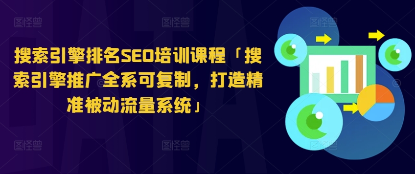 搜索引擎排名SEO培训课程「搜索引擎推广全系可复制，打造精准被动流量系统」_豪客资源库