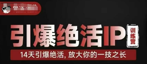 引爆绝活IP训练营，14天引爆绝活，放大你的一技之长——豪客资源创业项目网-豪客资源_豪客资源库