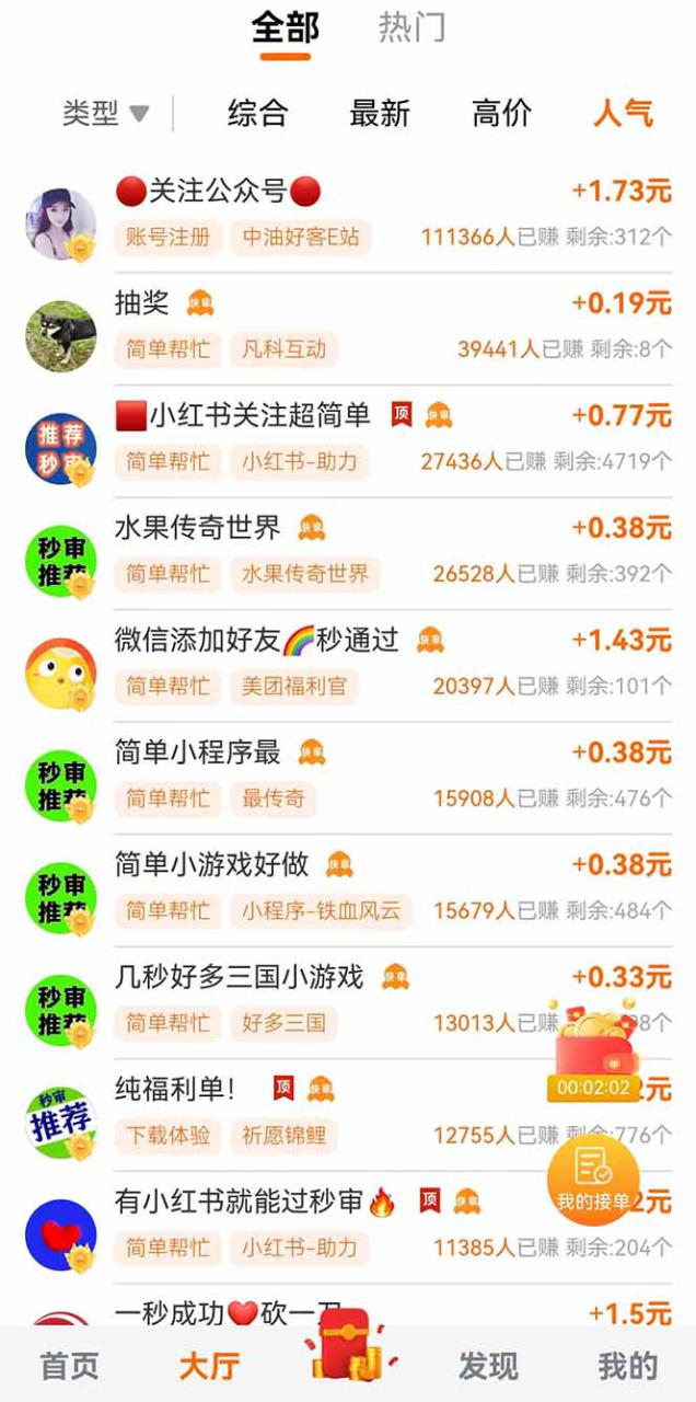 （14510期）零撸小项目免费分享 点赞助力 无任何门槛 手机随时可做  单日收益200＋_豪客资源创业项目网-豪客资源_豪客资源库