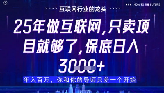 什么！25年你还在找项目做？风口早就变了，卖项目才是稳挣不赔【揭秘】——豪客资源创业项目网-豪客资源_豪客资源库