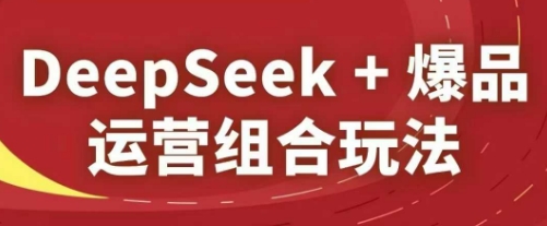 DeepSeek+爆品运营组合玩法，2025淘系精品课——豪客资源创业项目网-豪客资源_豪客资源库