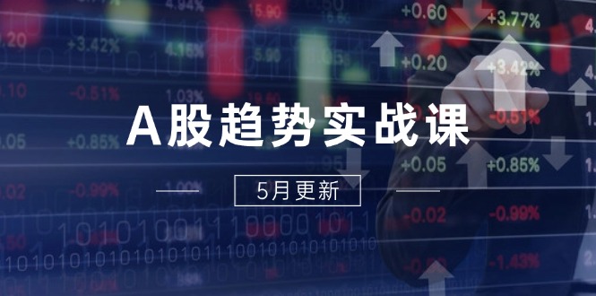 （14808期）A股趋势实战课：主力动向+政策红利，2025全年策略5月更新_豪客资源创业项目网-豪客资源_豪客资源库