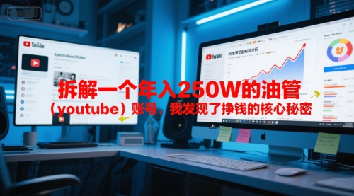 付费文章：拆解一个年入250W的油管（youtube）账号，我发现了挣钱的核心秘密——豪客资源创业项目网-豪客资源_豪客资源库