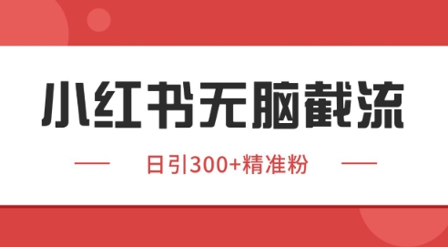 小红书截流同行客源，独家野路子获客玩法 日引200+暴力获客【揭秘】——豪客资源创业项目网-豪客资源_豪客资源库