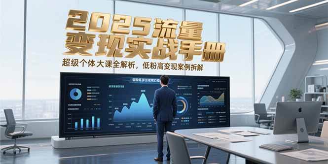 2025流量变现实战手册，超级个体大课全解析，低粉高变现案例拆解_豪客资源创业网-豪客资源_豪客资源库