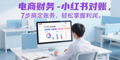 电商财务-小红书对账，7步搞定账务，轻松掌握利润——豪客资源创业项目网-豪客资源_豪客资源库