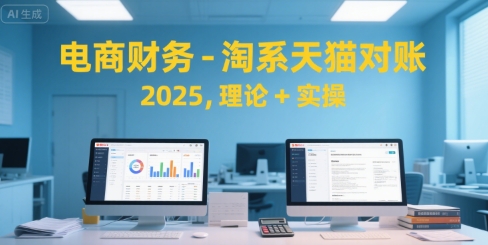 电商财务-淘系天猫对账2025，理论+实操——豪客资源创业项目网-豪客资源_豪客资源库