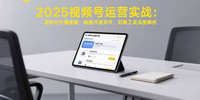 （15505期）2025视频号运营实战：零粉丝开播策略，橱窗开通条件，剪辑工具深度解析_豪客资源创业项目网-豪客资源_豪客资源库