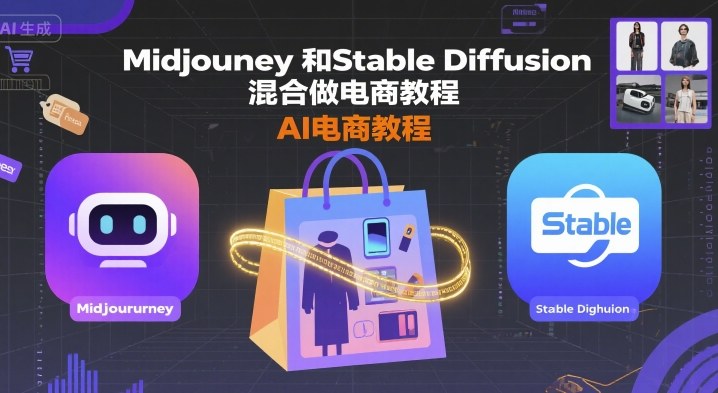 Midjourney和Stable Diffusion混合做电商教程-ai电商教程——豪客资源创业项目网-豪客资源_豪客资源库