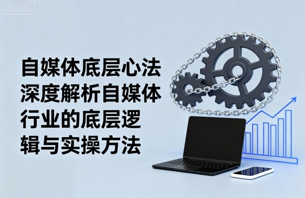 自媒体底层心法，深度解析自媒体行业的底层逻辑与实操方法——豪客资源创业项目网-豪客资源_豪客资源库