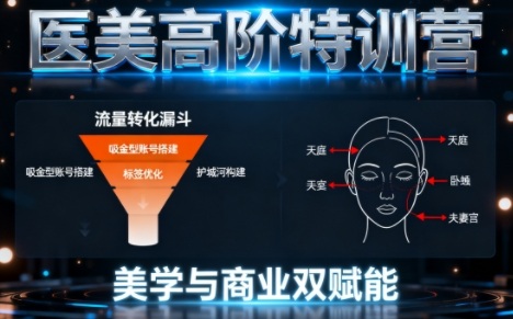 0-1000W医美高阶特训营课程，美学与商业双赋能——豪客资源创业项目网-豪客资源_豪客资源库