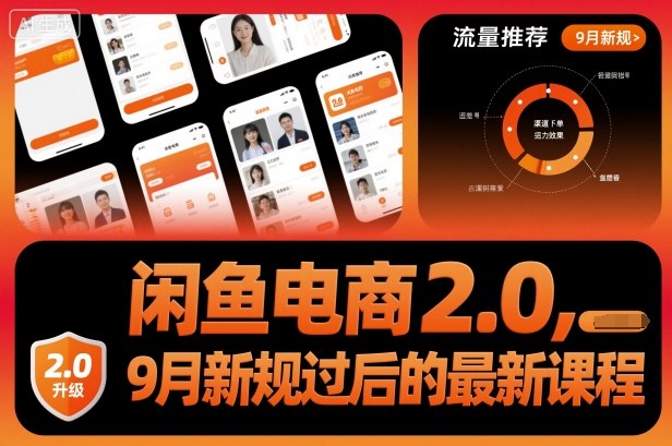 闲鱼电商2.0，9月新规过后的最新课程——豪客资源创业项目网-豪客资源_豪客资源库
