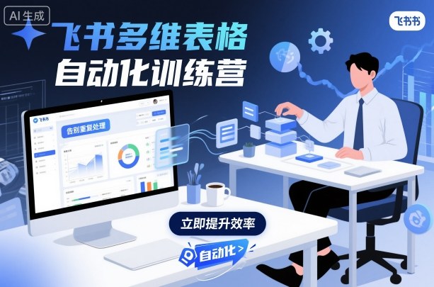 飞书多维表格自动化训练营，手把手教你告别重复处理，用多维表格开启高效办公新模式——豪客资源创业项目网-豪客资源_豪客资源库
