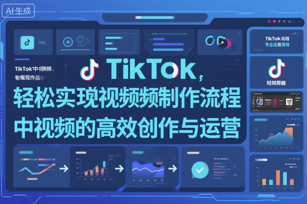 TikTok中视频制做流程，轻松实现Tk中视频的高效创作与运营——豪客资源创业项目网-豪客资源_豪客资源库