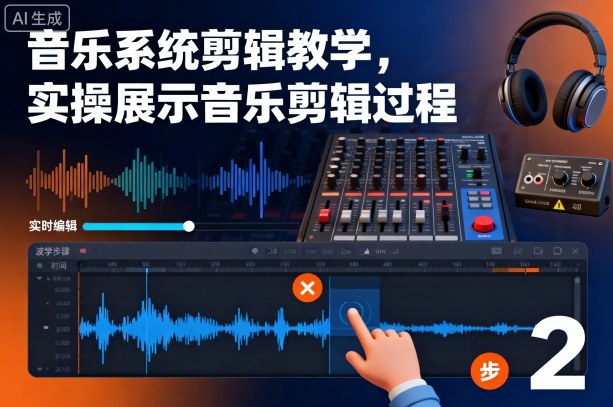 音乐系统剪辑教学，实操展示音乐剪辑过程——豪客资源创业项目网-豪客资源_豪客资源库