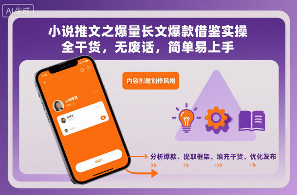 小说推文之爆量长文爆款借鉴实操，全干货，无废话，简单易上手——豪客资源创业项目网-豪客资源_豪客资源库