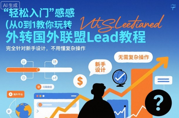 国外联盟賺美刀项目，从0到1教你玩转国外联盟Lead教程，纯新手可操作性100%——豪客资源创业项目网-豪客资源_豪客资源库