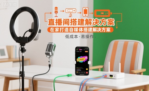 直播间搭建解决方案，在家打造自媒体搭建解决方案——豪客资源创业项目网-豪客资源_豪客资源库