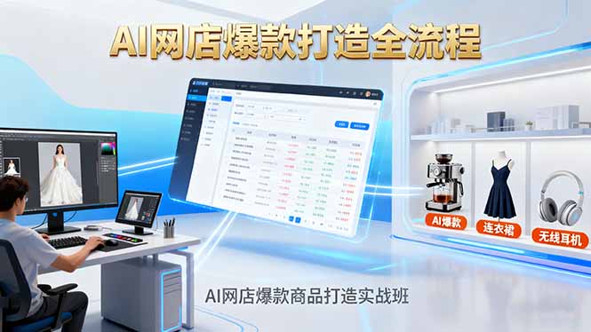 （16326期）AI网店爆款商品打造实战班：AI技术实现商品图智能处理，快速搭建AI网店_豪客资源创业项目网-豪客资源_豪客资源库