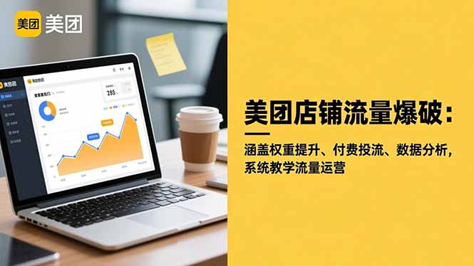 （16499期）美团店铺流量爆破：涵盖权重提升、付费投流、数据分析，系统教学流量运营_豪客资源创业项目网-豪客资源_豪客资源库