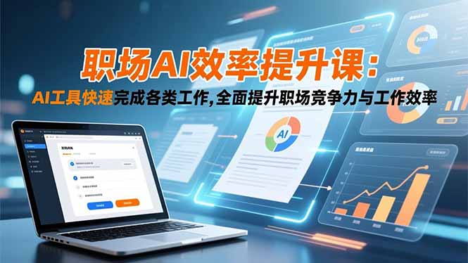 （16598期）职场AI效率提升课：AI工具快速完成各类工作,全面提升职场竞争力与工作效率_豪客资源创业项目网-豪客资源_豪客资源库