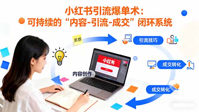 （16362期）小红书引流爆单术：构建一套低成本 可持续的“内容-引流-成交”闭环系统_豪客资源创业项目网-豪客资源_豪客资源库
