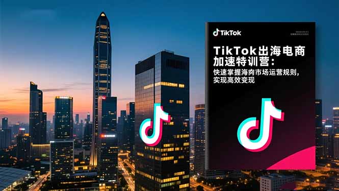 （16535期）TikTok出海电商加速特训营：快速掌握海外市场运营规则，实现高效变现_豪客资源创业项目网-豪客资源_豪客资源库