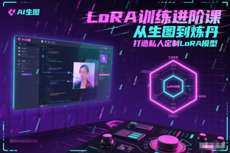 LoRA训练进阶课，从生图到炼丹，打造私人定制LoRA模型——豪客资源创业项目网-豪客资源_豪客资源库