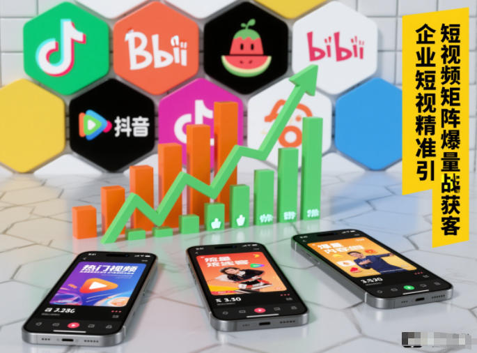 企业短视频精准引流矩阵获客，短视频矩阵爆量战法——豪客资源创业项目网-豪客资源_豪客资源库