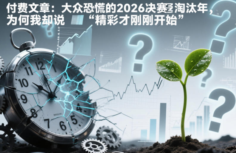 付费文章：大众恐慌的2026决赛淘汰年，为何我却说“精彩才刚刚开始”？——豪客资源创业项目网-豪客资源_豪客资源库