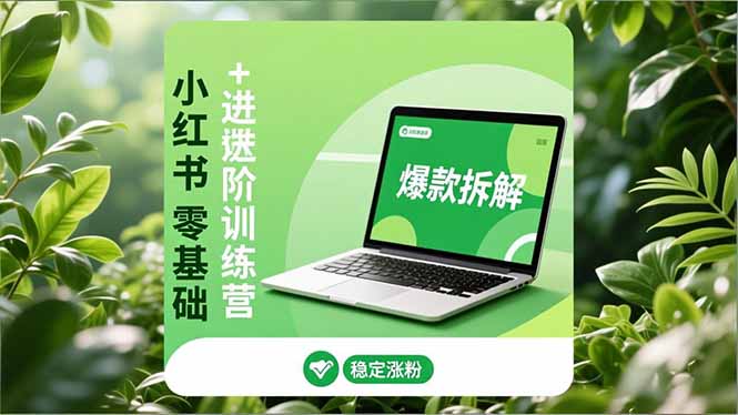 （16801期）小红书零基础+高阶训练营：安全养号、爆款拆解、长效运营，实现稳定涨粉与变现_豪客资源创业项目网-豪客资源_豪客资源库