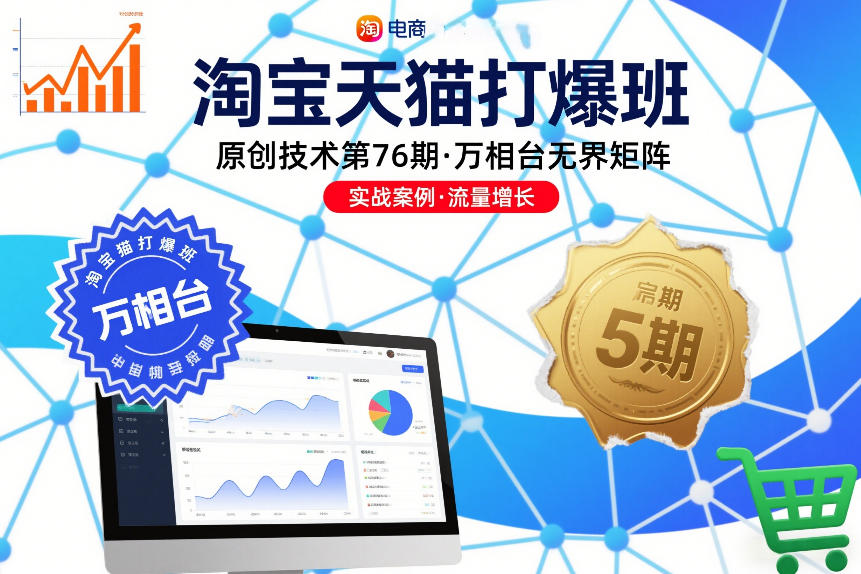 淘宝天猫打爆班原创技术第76期，万相台无界矩阵——豪客资源创业项目网-豪客资源_豪客资源库