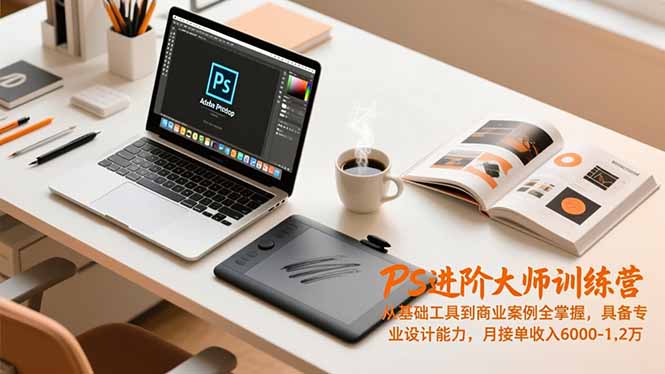 （16868期）PS进阶大师训练营，从基础工具到商业案例全掌握，具备专业设计能力，月接单收入6000-1.2万_豪客资源创业项目网-豪客资源_豪客资源库