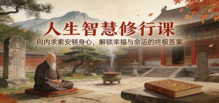 人生智慧修行课：向内求索安顿身心，解锁幸福与命运的终极答案_豪客资源创业网-豪客资源_豪客资源库