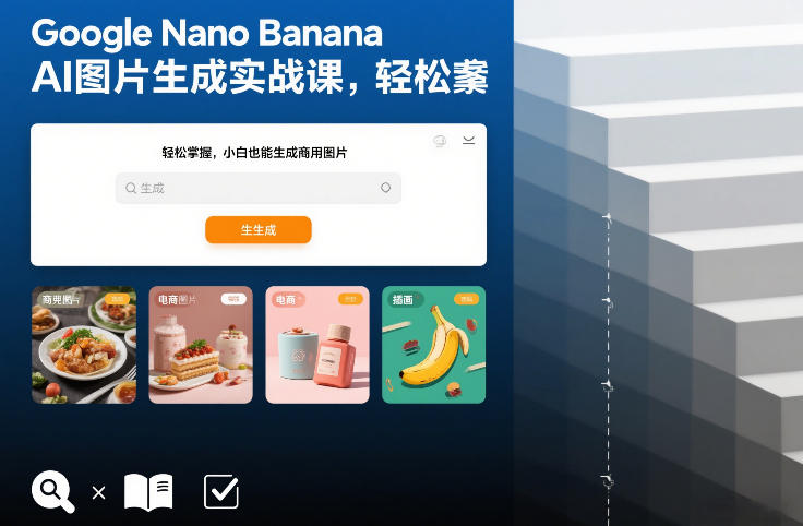 Google Nano Banana AI图片生成实战课，轻松掌握，小白也能生成商用图片——豪客资源创业项目网-豪客资源_豪客资源库