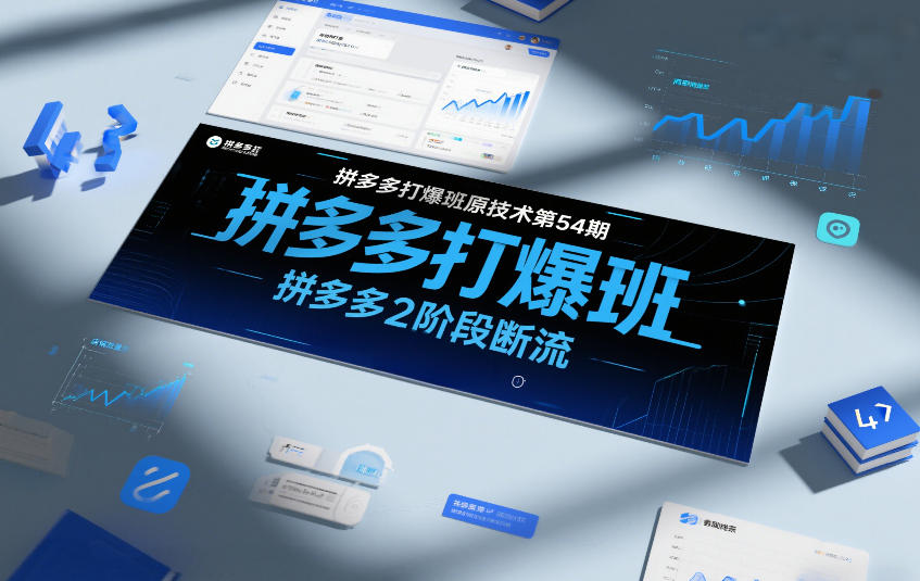 拼多多打爆班原创技术第54期，拼多多2阶段断流——豪客资源创业项目网-豪客资源_豪客资源库