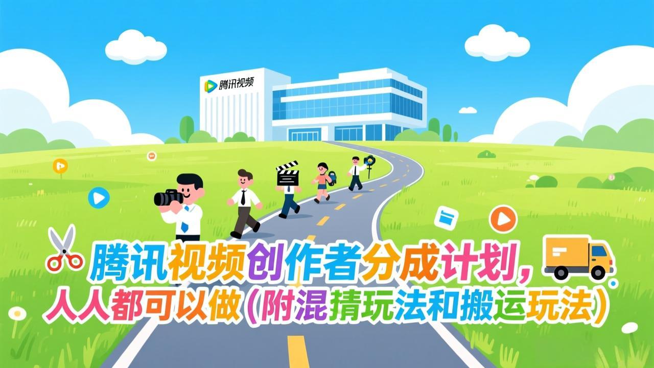 （17137期）腾讯视频创作者分成计划，人人都可以做（附混剪玩法和搬运玩法）_豪客资源创业项目网-豪客资源_豪客资源库