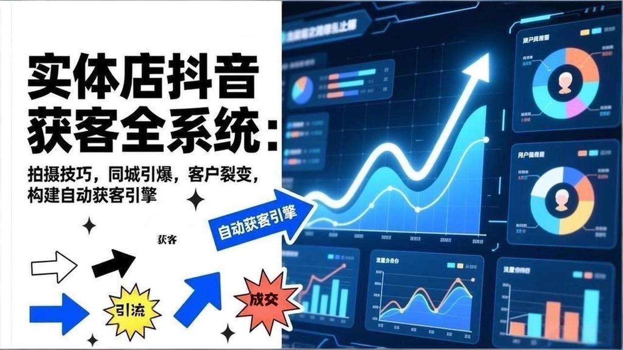 （17090期）2026实体店抖音获客全系统：拍摄技巧，同城引爆，客户裂变，构建自动获客引擎_豪客资源创业项目网-豪客资源_豪客资源库