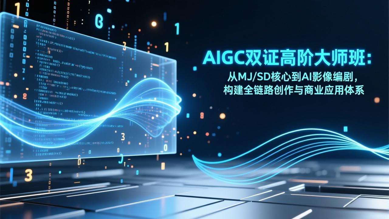 （17198期）AIGC双证高阶大师班：从MJ/SD核心到AI影像编剧，构建全链路创作与商业应用体系_豪客资源创业项目网-豪客资源_豪客资源库