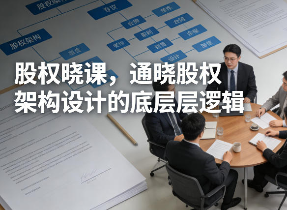 股权晓课，通晓股权架构设计的底层逻辑——豪客资源创业项目网-豪客资源_豪客资源库